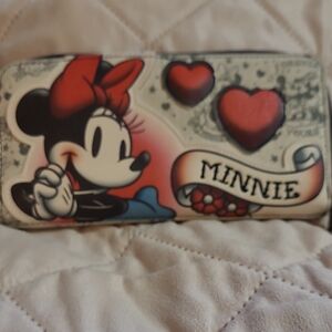 Loungefly Minnie Mouse Wallet - Red, Black, White